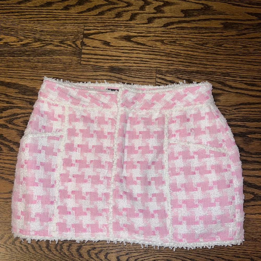 Retrofete gali skirt in pink & white